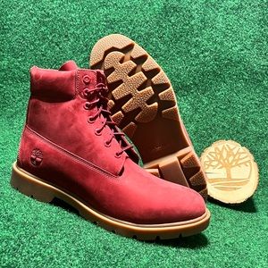 Timberland Men’s 6in waterproof classic dark red boot